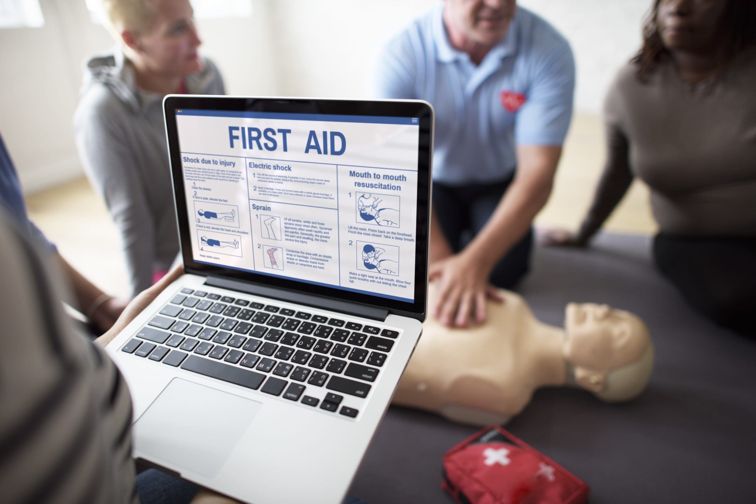 CPR First Aid Training Concept Importance of First Aid Training