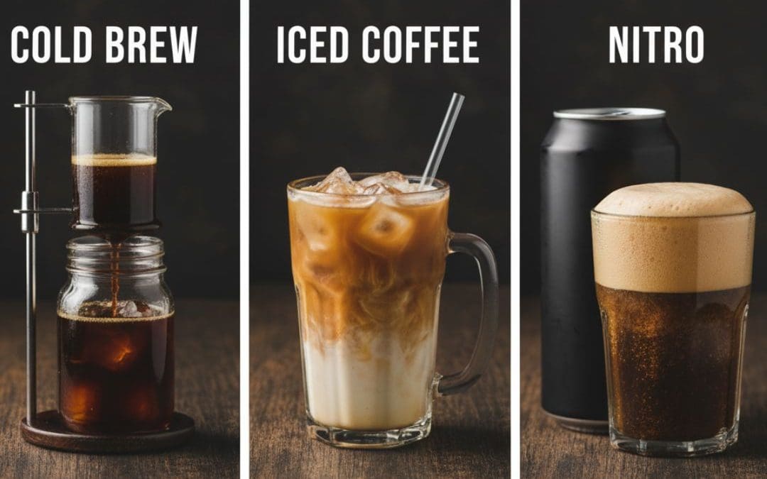 Cold Brew vs Iced Coffee vs Nitro: What’s the Real Difference?